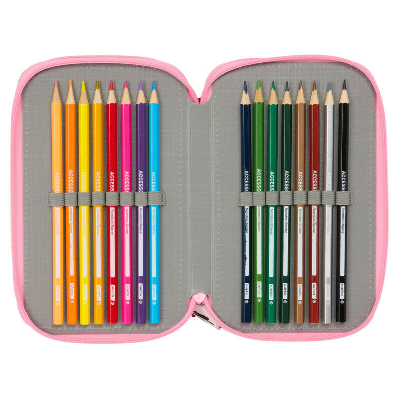 Plumier Hello Kitty triple 37pzs - Imagen 5