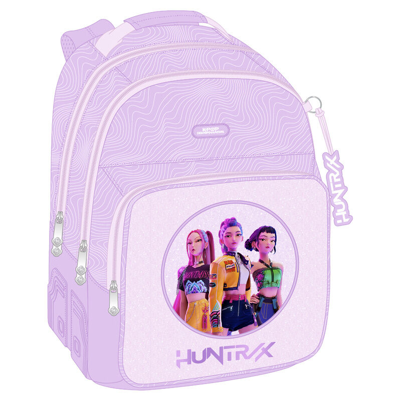 Mochila Iconic Kpop Demon Hunters 42cm adaptable