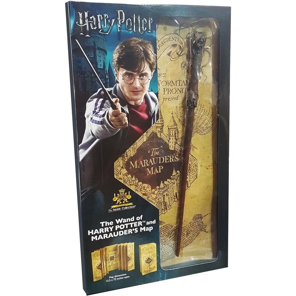 Varita Magica + Mapa del Merodeador Harry Potter