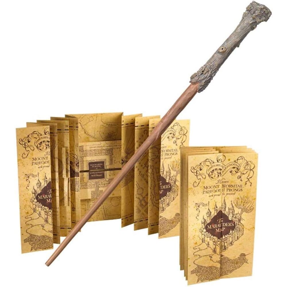 Varita Magica + Mapa del Merodeador Harry Potter