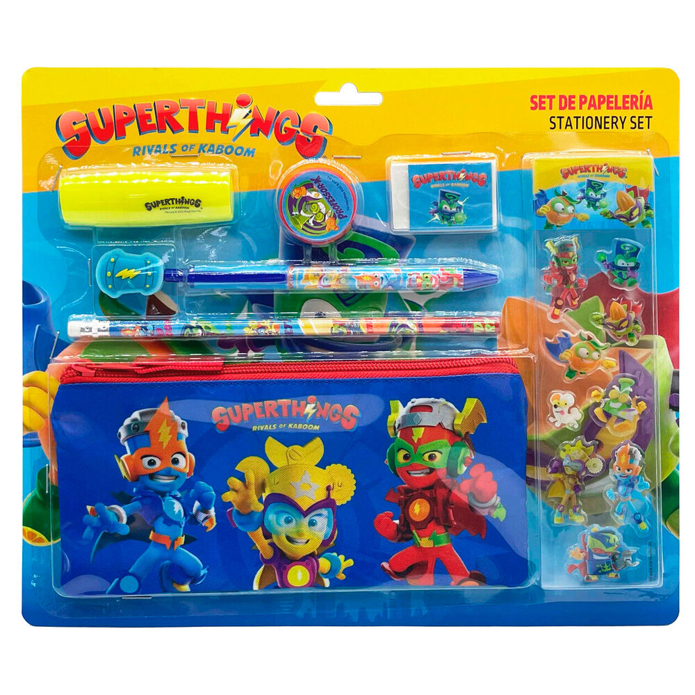 Set papeleria Superthings