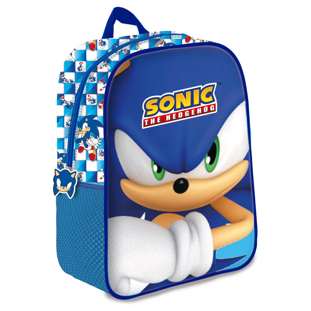 Mochila 3D Sonic the Hedgehog 30cm