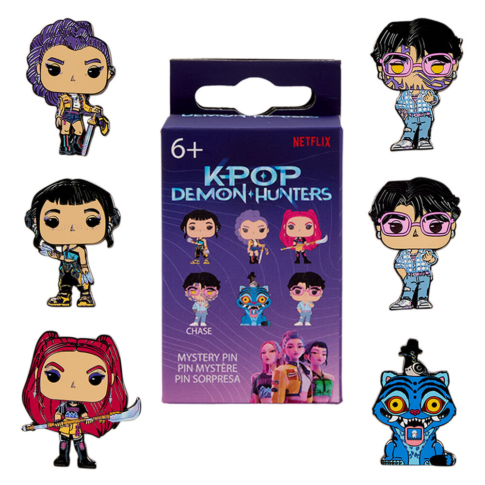 Blind Box Mystery Enamel Pin Kpop Demon Hunters Loungefly surtido