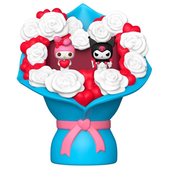 Figura Bitty POP Bouquet Hello Kitty My Melody and Kuromi San Valentin