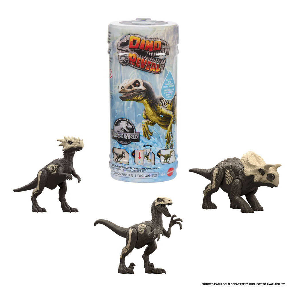 Dinosaurio Sorpresa Dino Reveal Jurassic World surtido