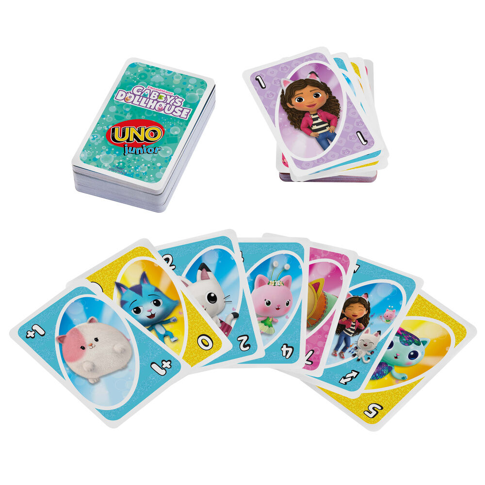 Juego cartas UNO Junior La Casa de Muñecas de Gabby