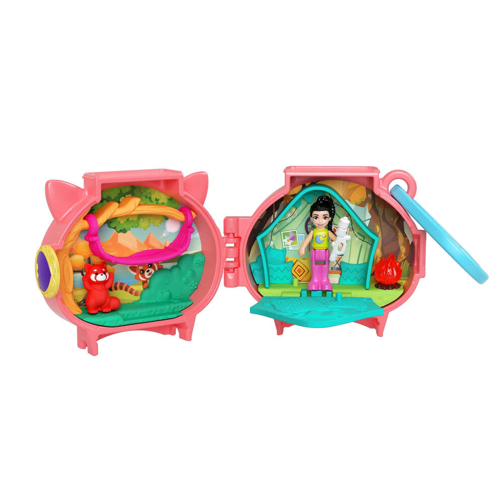 Estuche Panda Rojo Polly Pocket