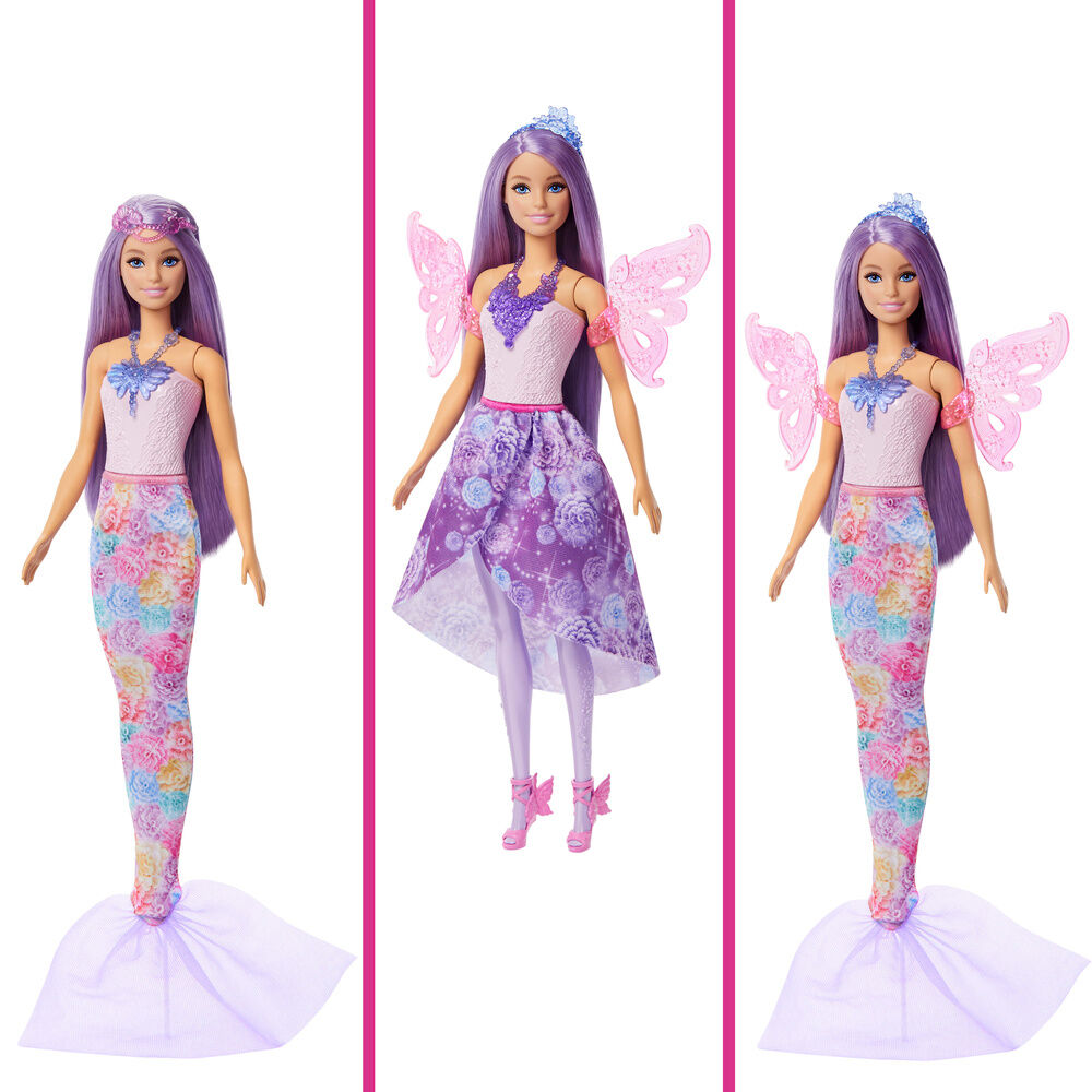 Muñeca Fantasia 10 Looks Barbie - Imagen 4