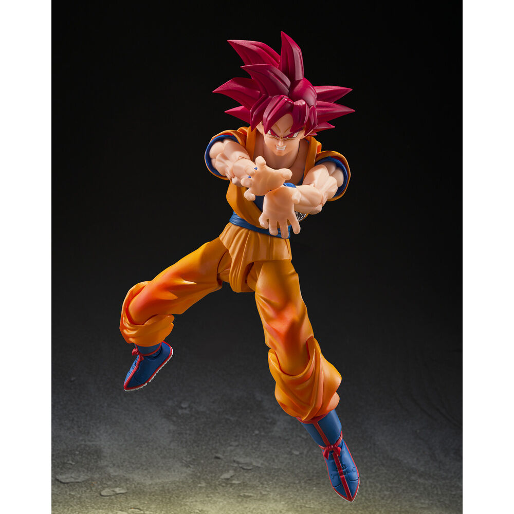 Figura S.H.Figuarts Super Saiyan God Son Goku God Aura Dragon Ball Super 14,5cm