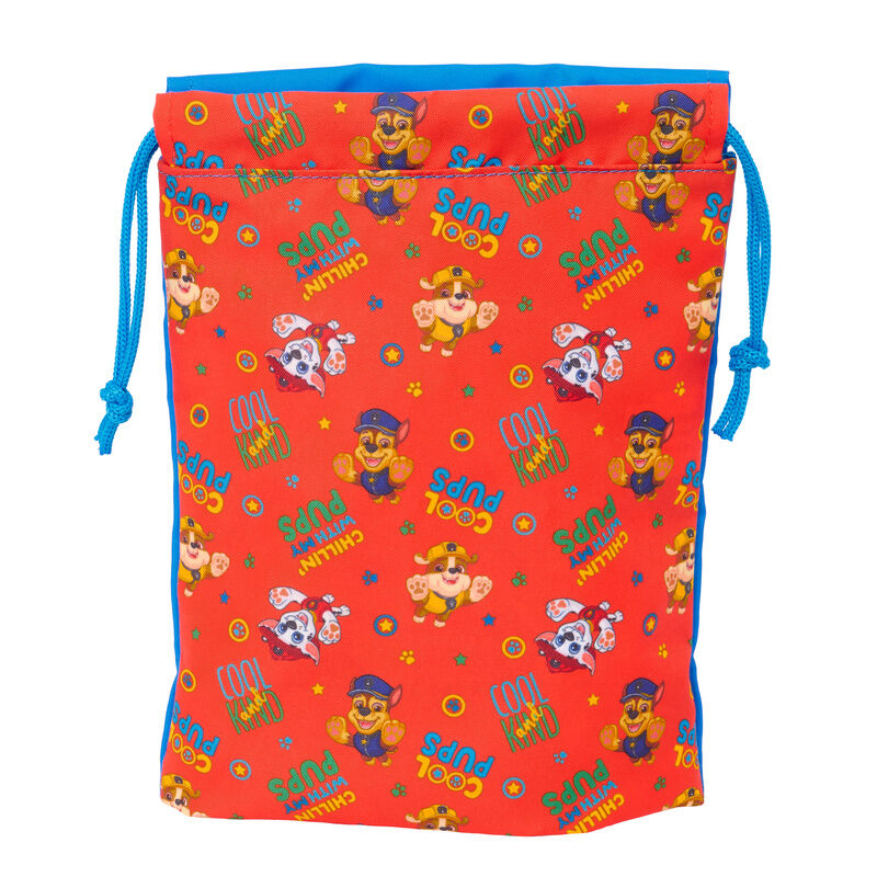 Saco merienda Cool Patrulla Canina Paw Patrol 25cm