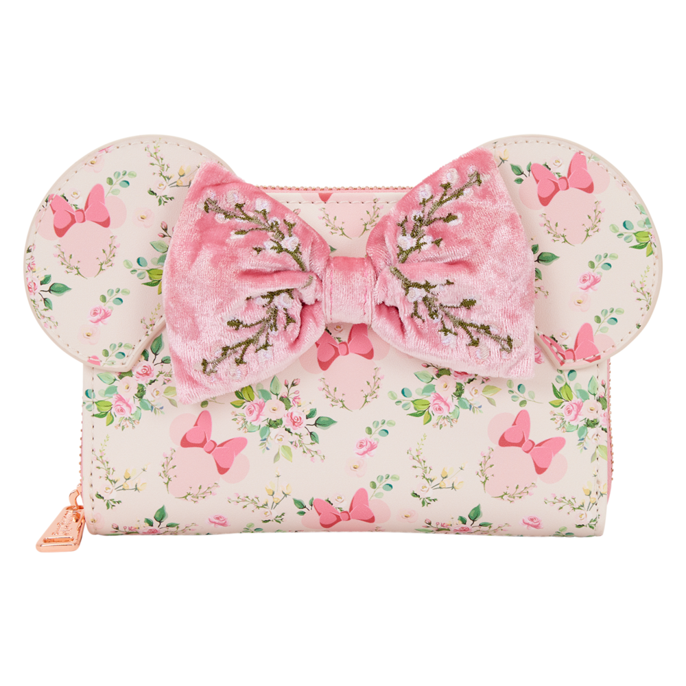 Cartera Floral Minnie Disney Loungefly