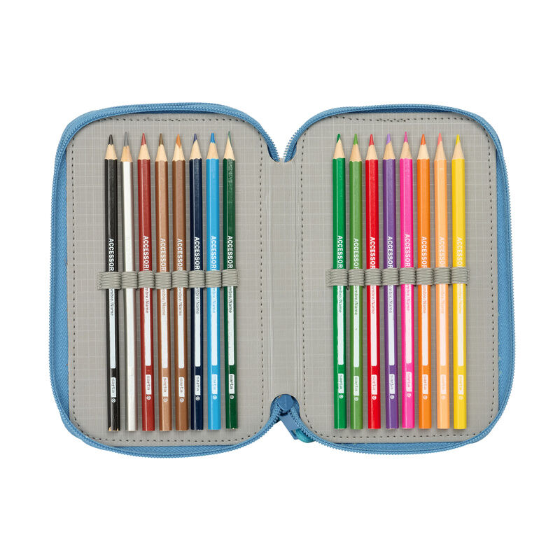 Plumier Frozen Disney triple 37pzs - Imagen 5