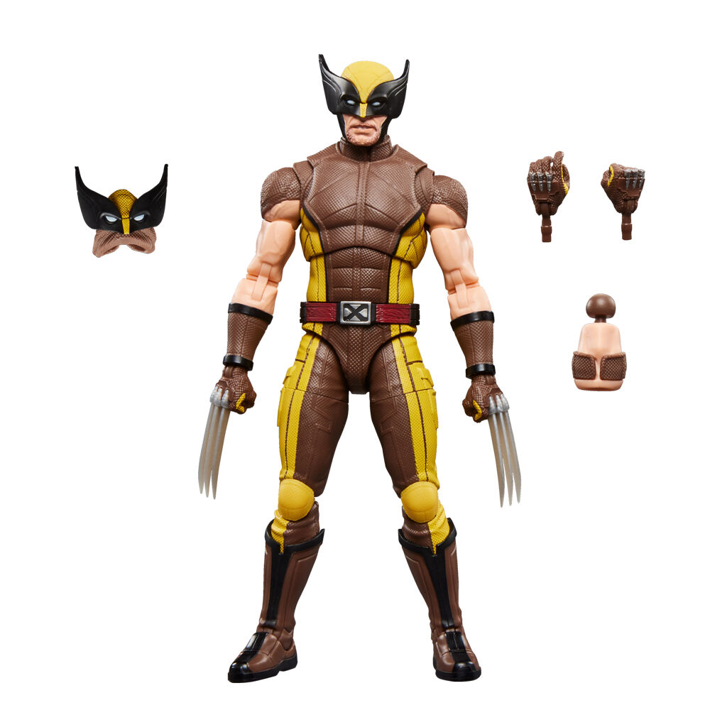 Figura Wolverine Brown Suit Deadpool & Wolverine Marvel Legends Series 15cm