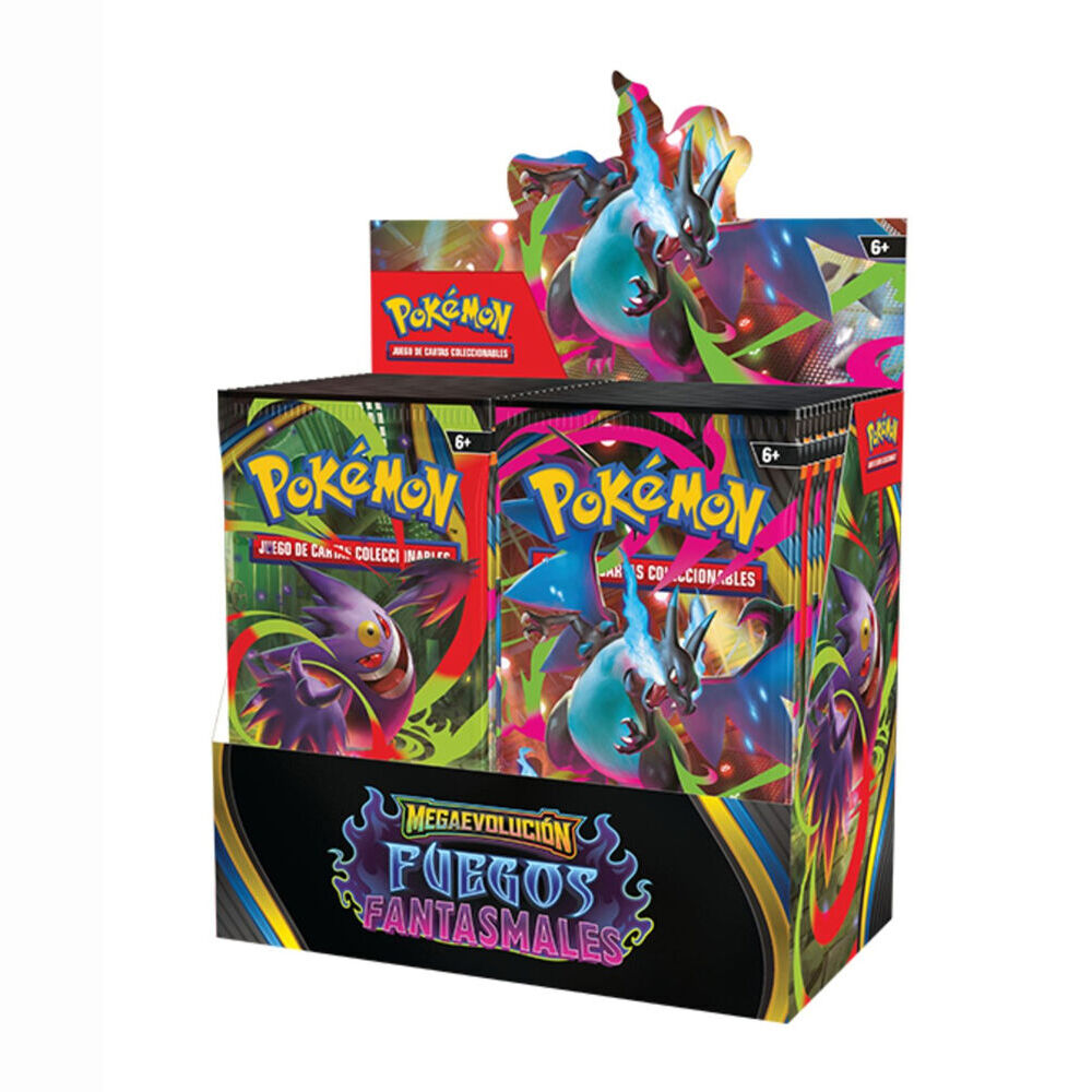 Sobre cartas Fuegos Fantasmales Pokemon Latino surtido
