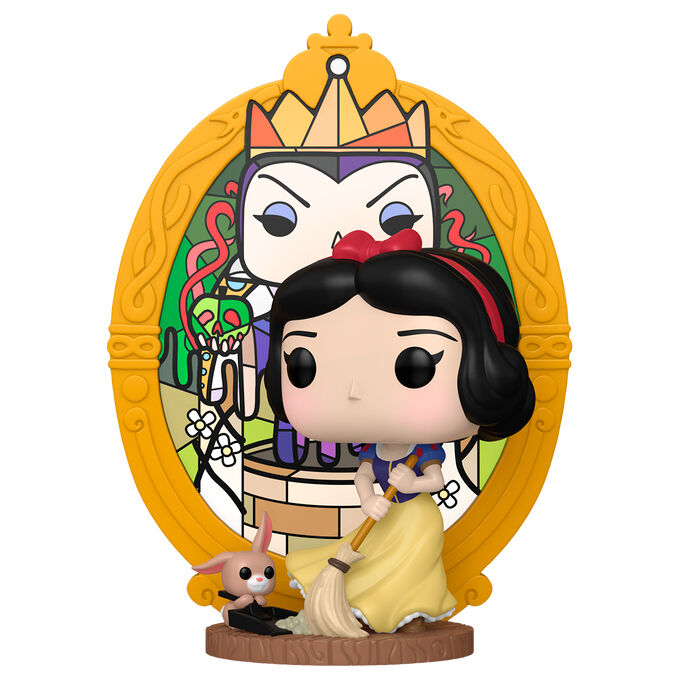 Figura POP Deluxe Disney Snow White Blancanieves Evil Queen Stained Glass