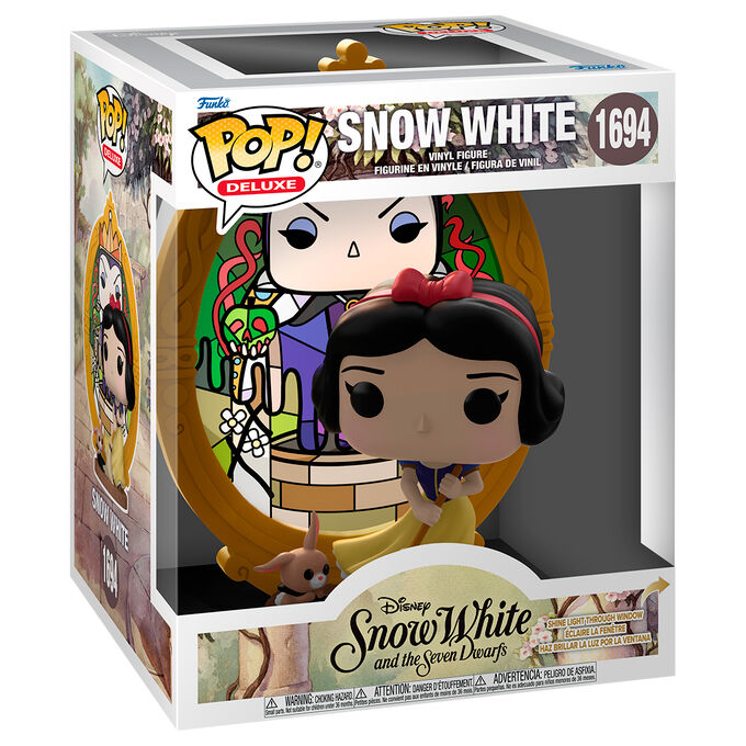 Figura POP Deluxe Disney Snow White Blancanieves Evil Queen Stained Glass