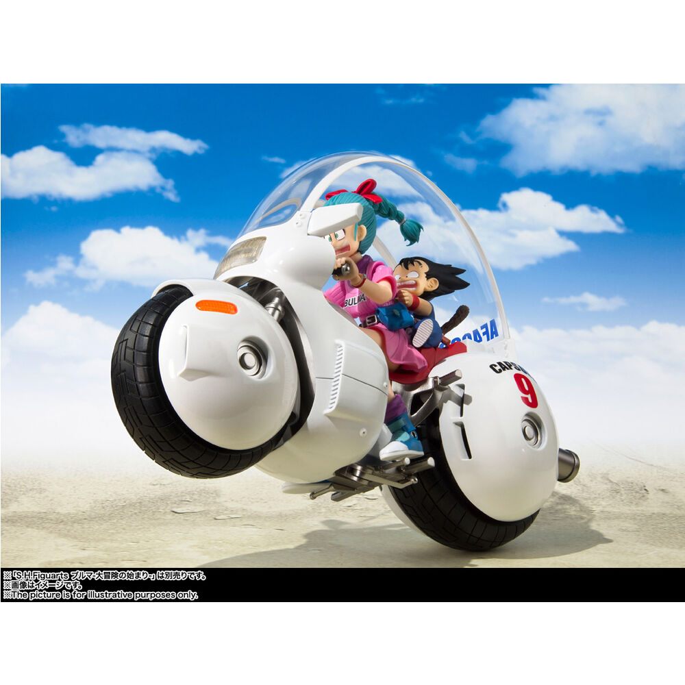 Figura S.H. Figuarts Bulma’s Motorcycle Hoipoi Capsule No. 9 Dragon Ball 17cm