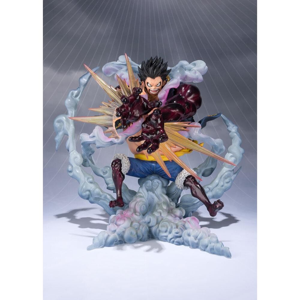 Figura Figuarts Zero Monkey D Luffy Gear 4 Leo Bazooka Reissue One Piece 18cm