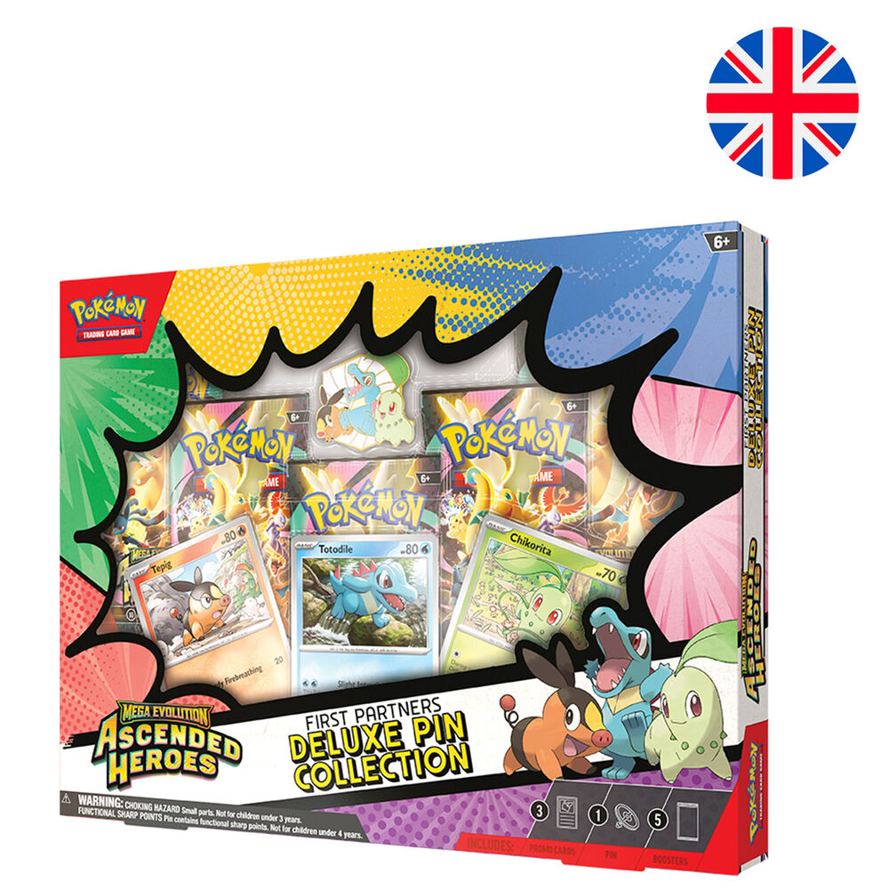 Blister cartas Pin Deluxe Heroes Ascendentes Pokemon ingles