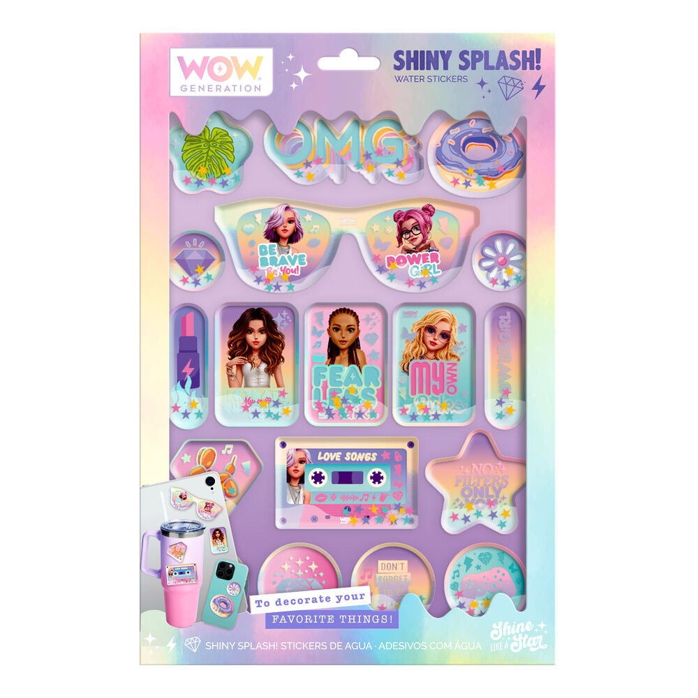 Pegatinas agua Wow Generation