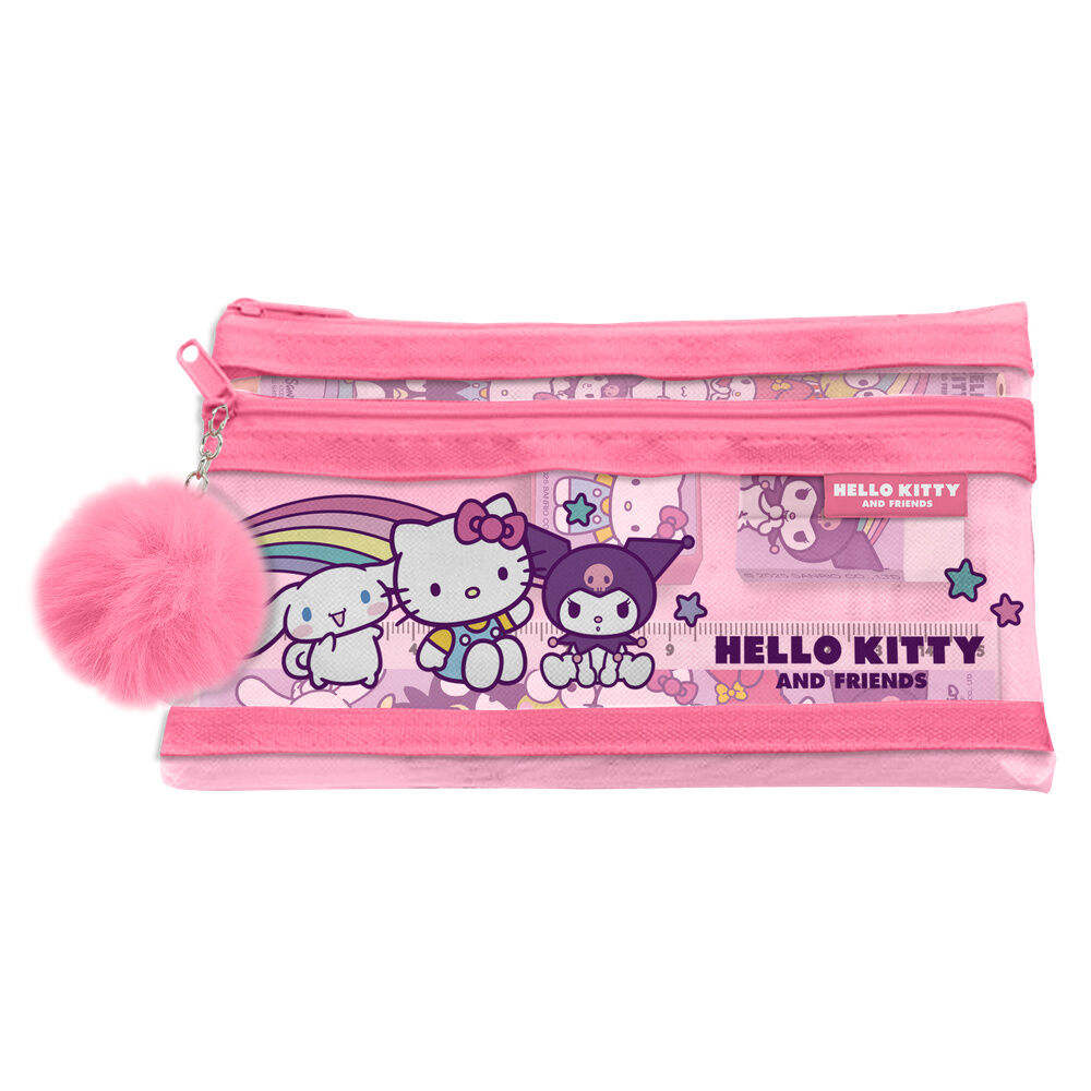 Set papeleria portatodo Hello Kitty and Friends