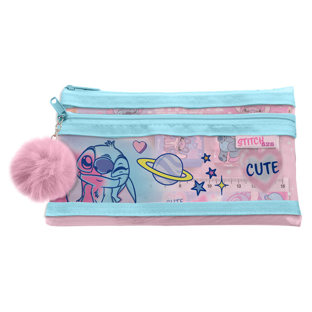 Set papeleria portatodo Stitch Disney