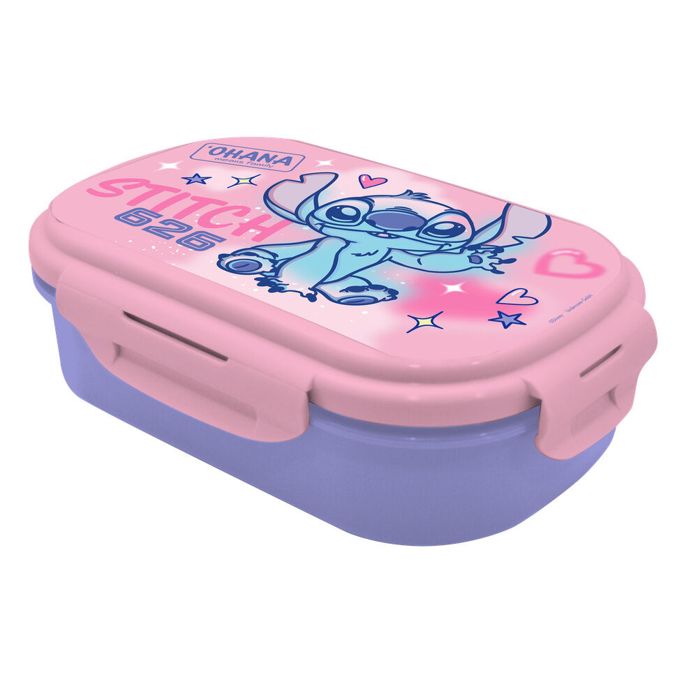 Sandwichera + cubierto Stitch Disney
