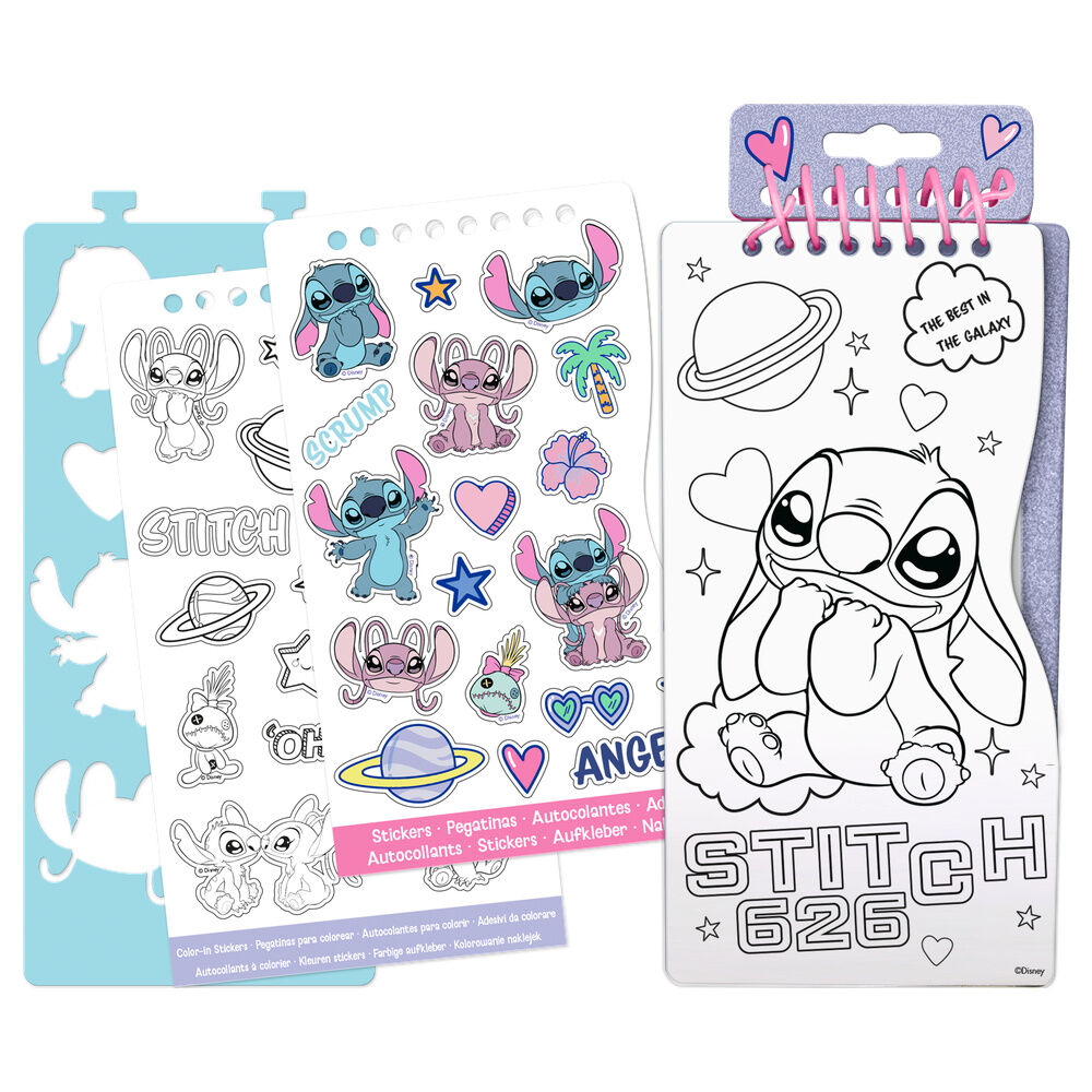 Set creativo colorear Stitch Disney
