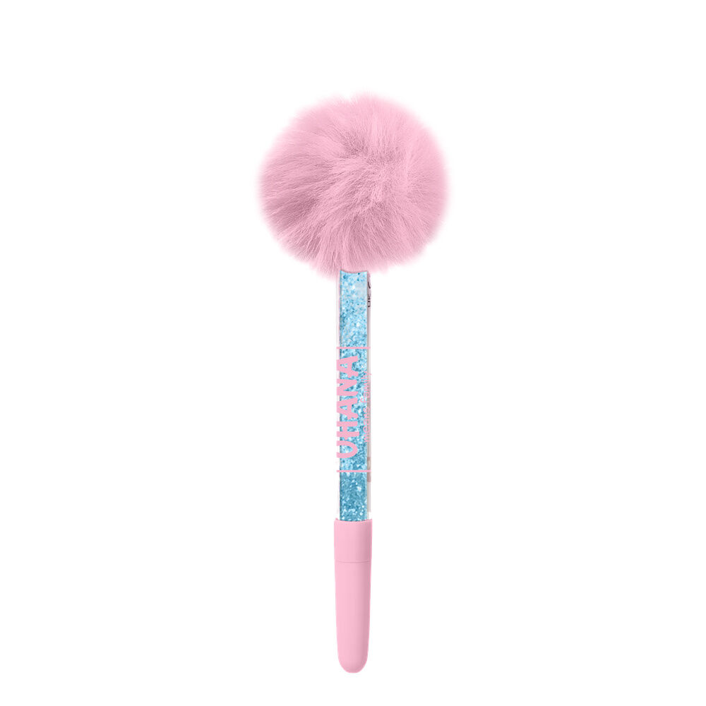 Cuaderno Squshy + boligrafo pompom Stitch Disney