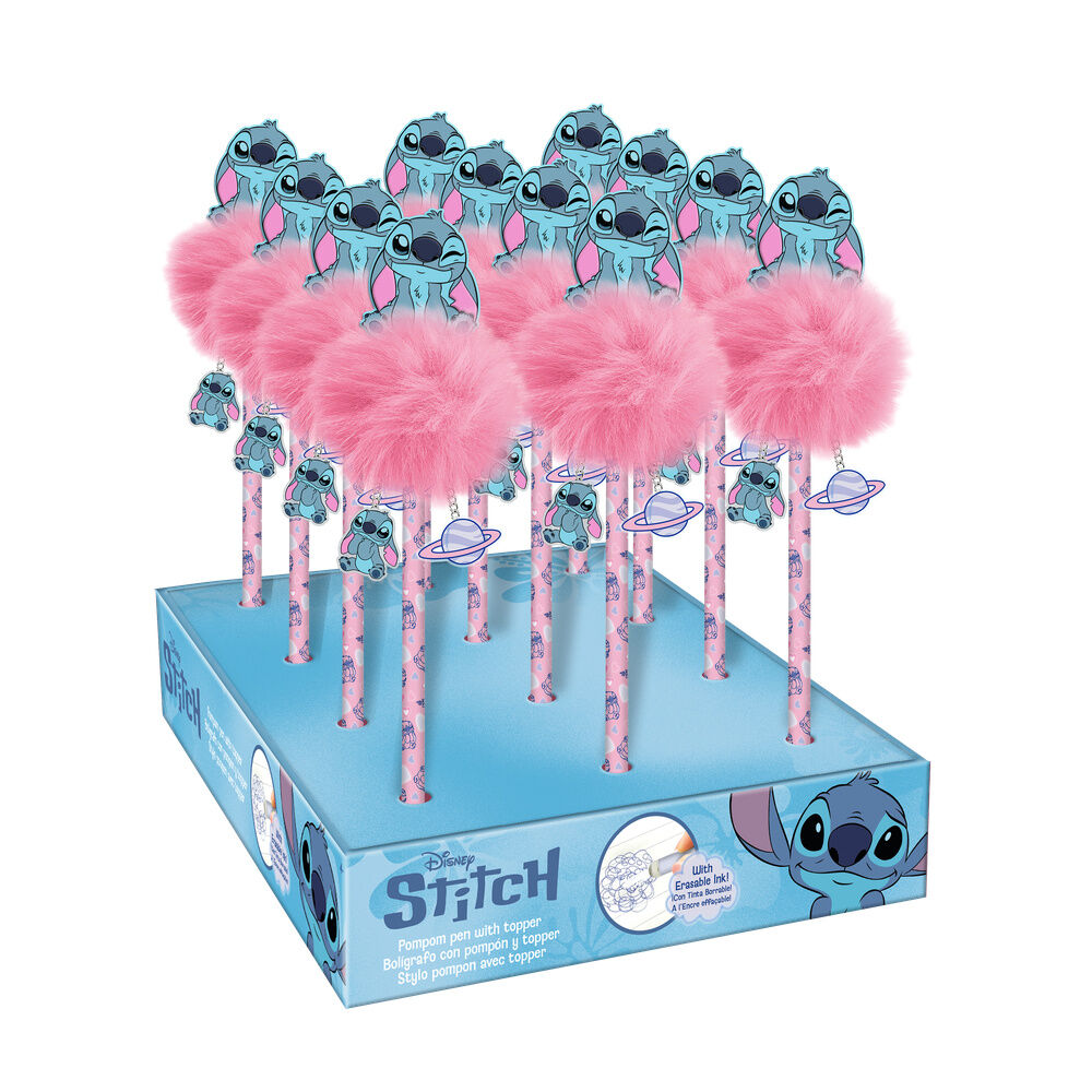 Boligrafo pompom Stitch Disney