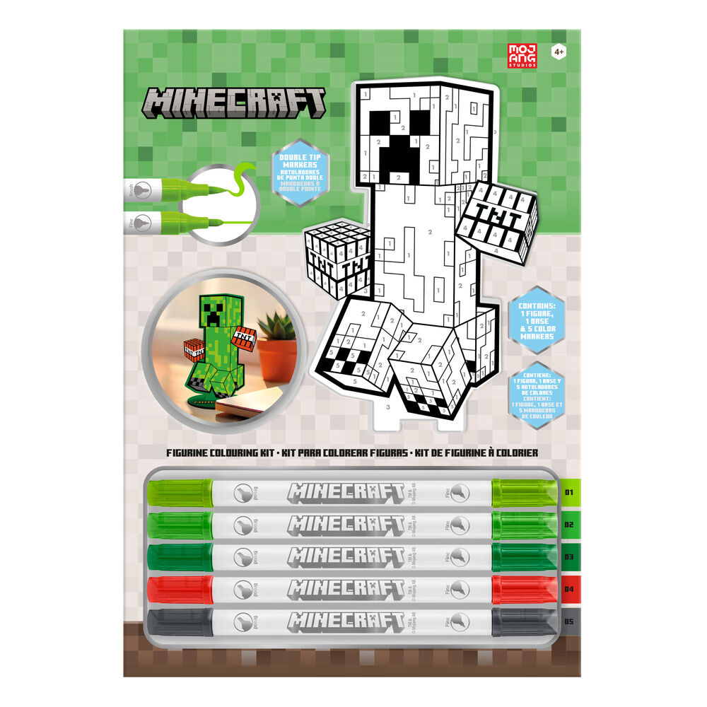 Set colorear Minecraft