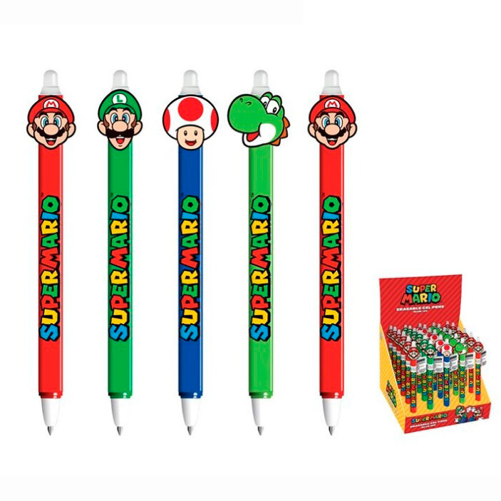 Boligrafo borrable Super Mario Bros surtido