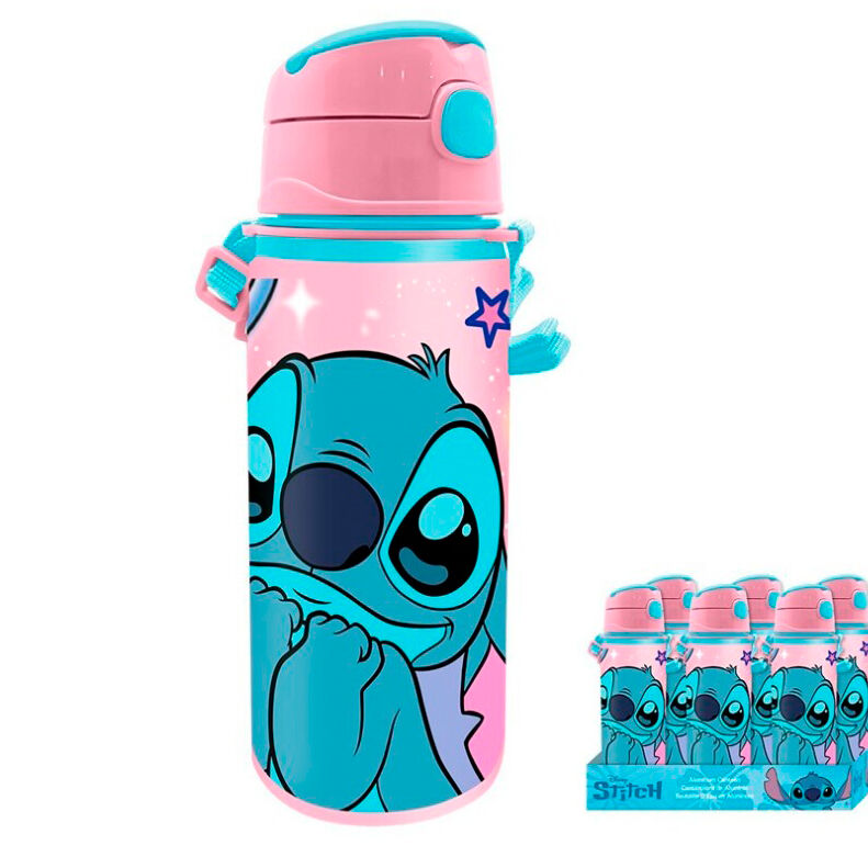 Cantimplora aluminio Stitch Disney 600ml