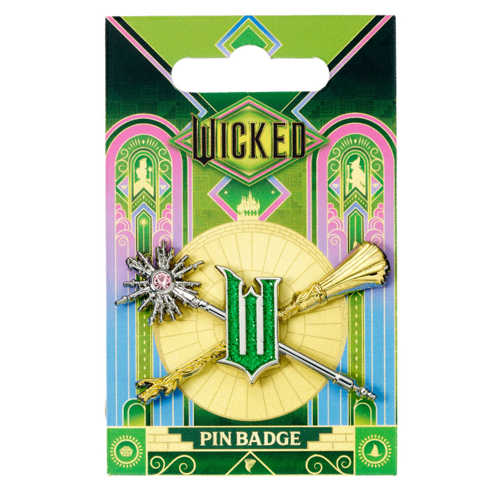 Pin Wand and Broomstick Wicked For Good