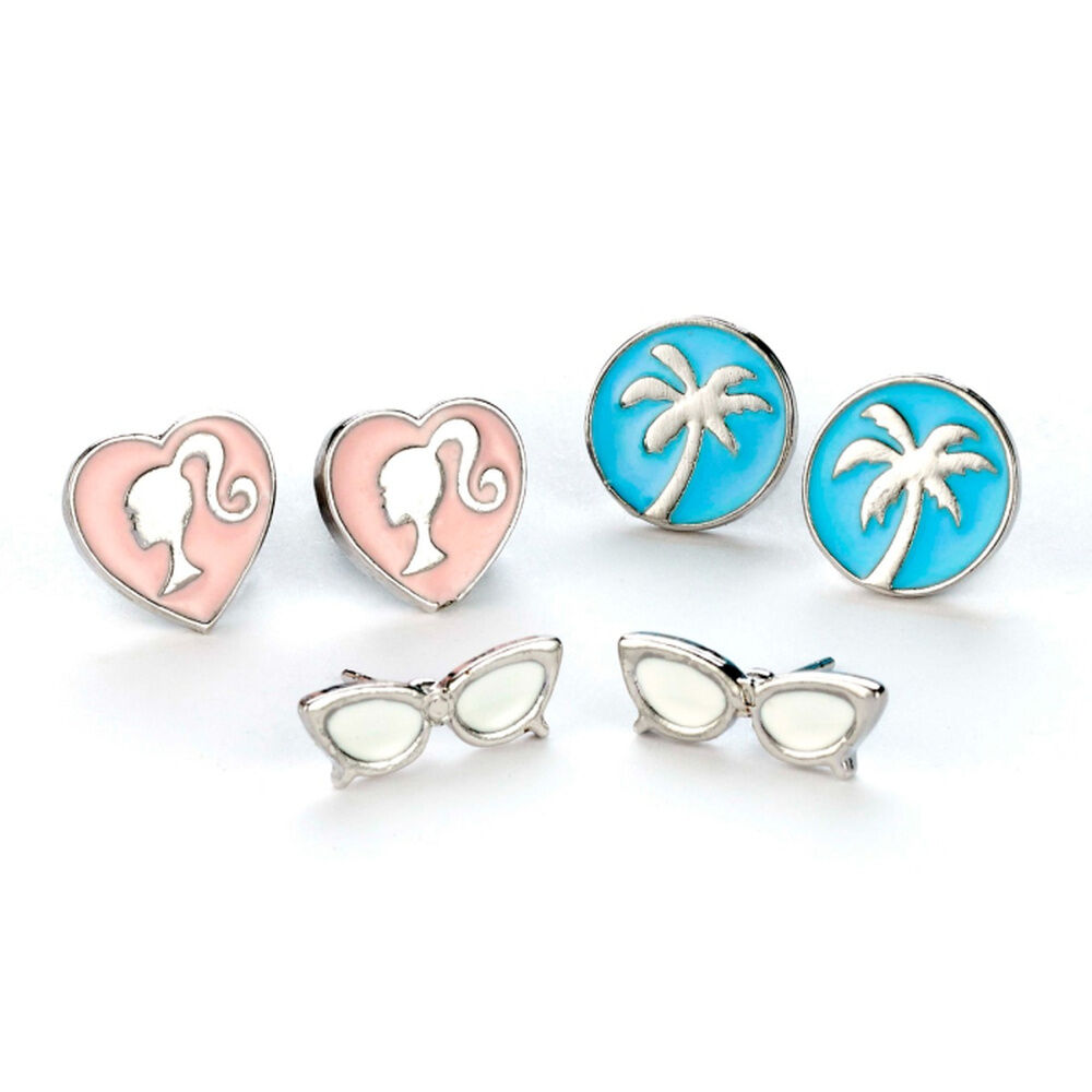 Set 3 pendientes Barbie