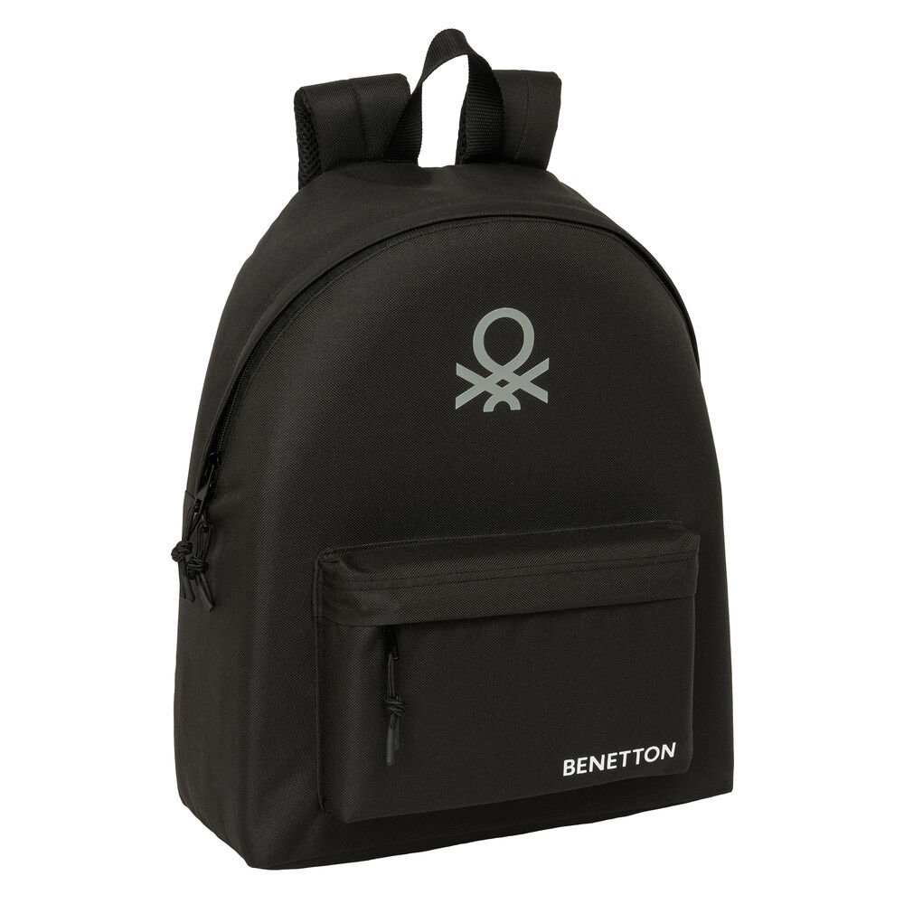Mochila Negra Benetton 42cm