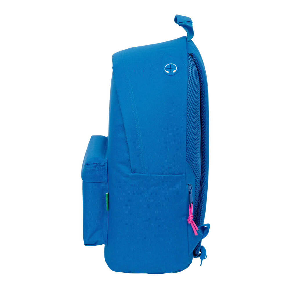 Mochila portatil Azulina Benetton 41cm - Imagen 3