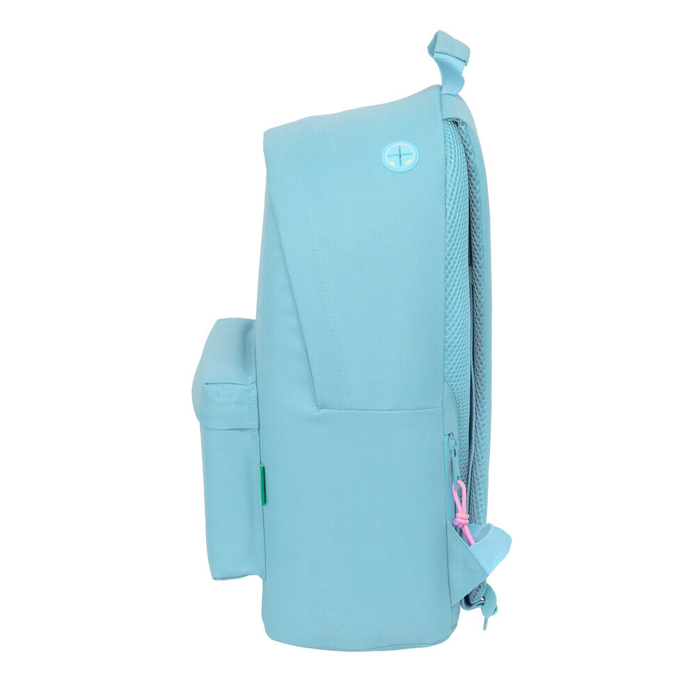Mochila portatil Celeste Benetton 41cm - Imagen 3