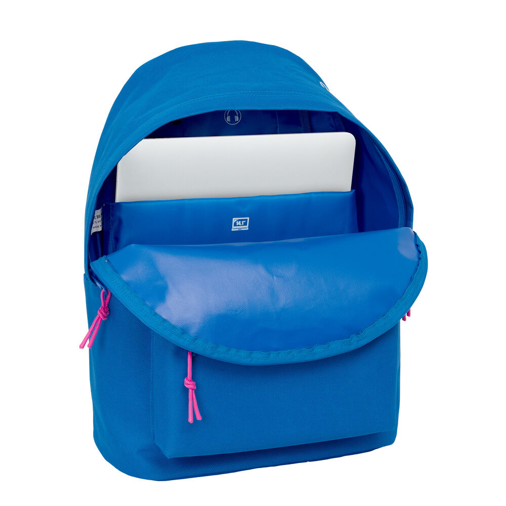 Mochila portatil Azulina Benetton 41cm - Imagen 4