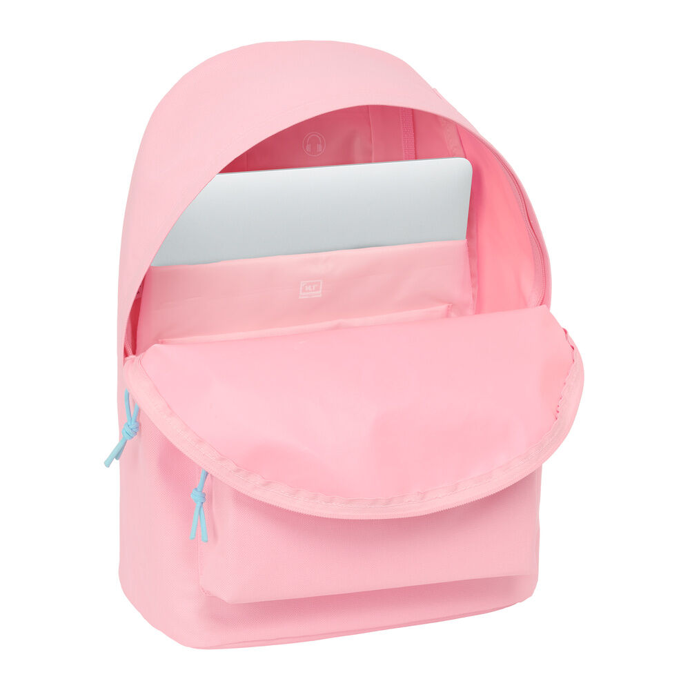 Mochila portatil Rosa Pastel Benetton 41cm - Imagen 4