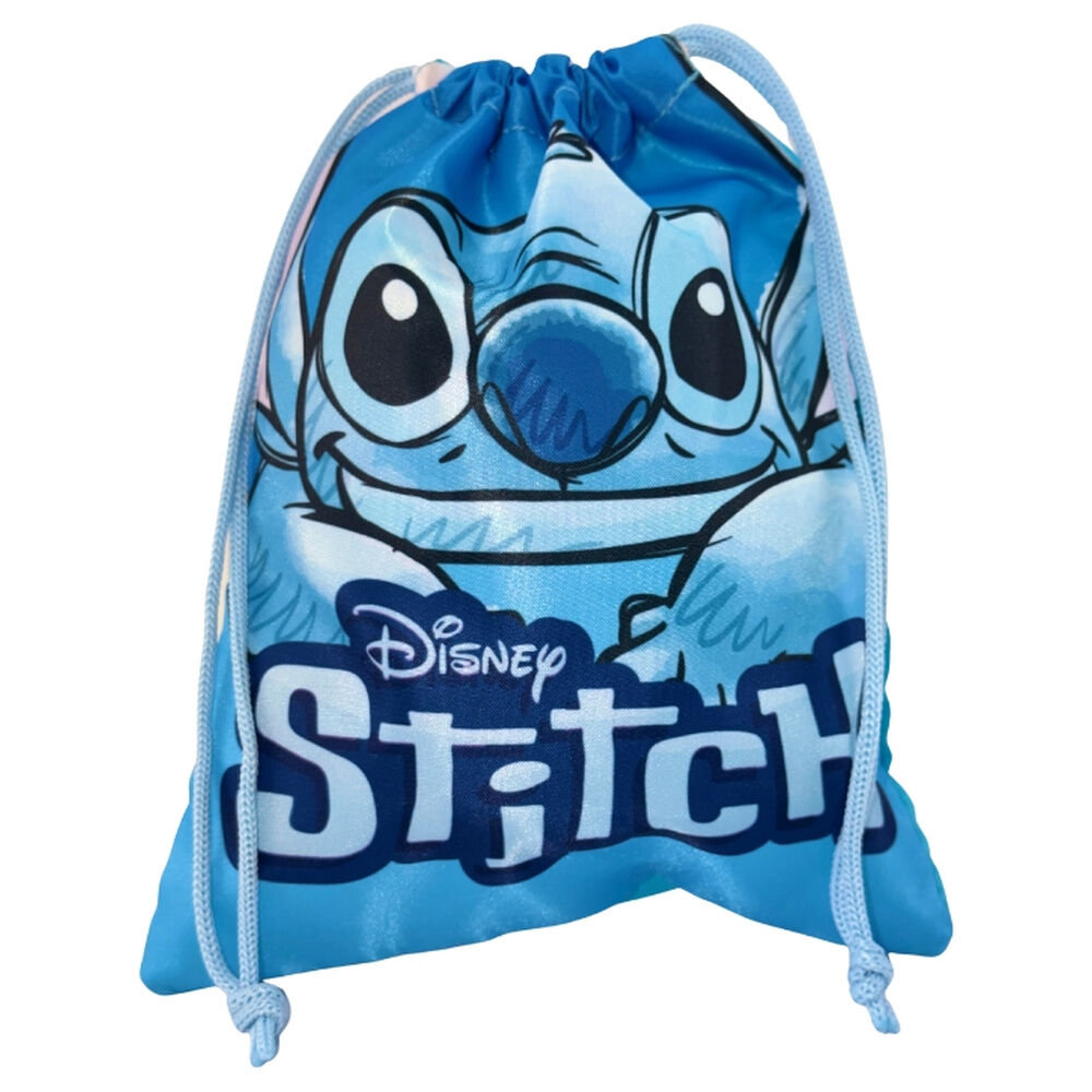 Saco merienda Smile Stitch Disney 30cm