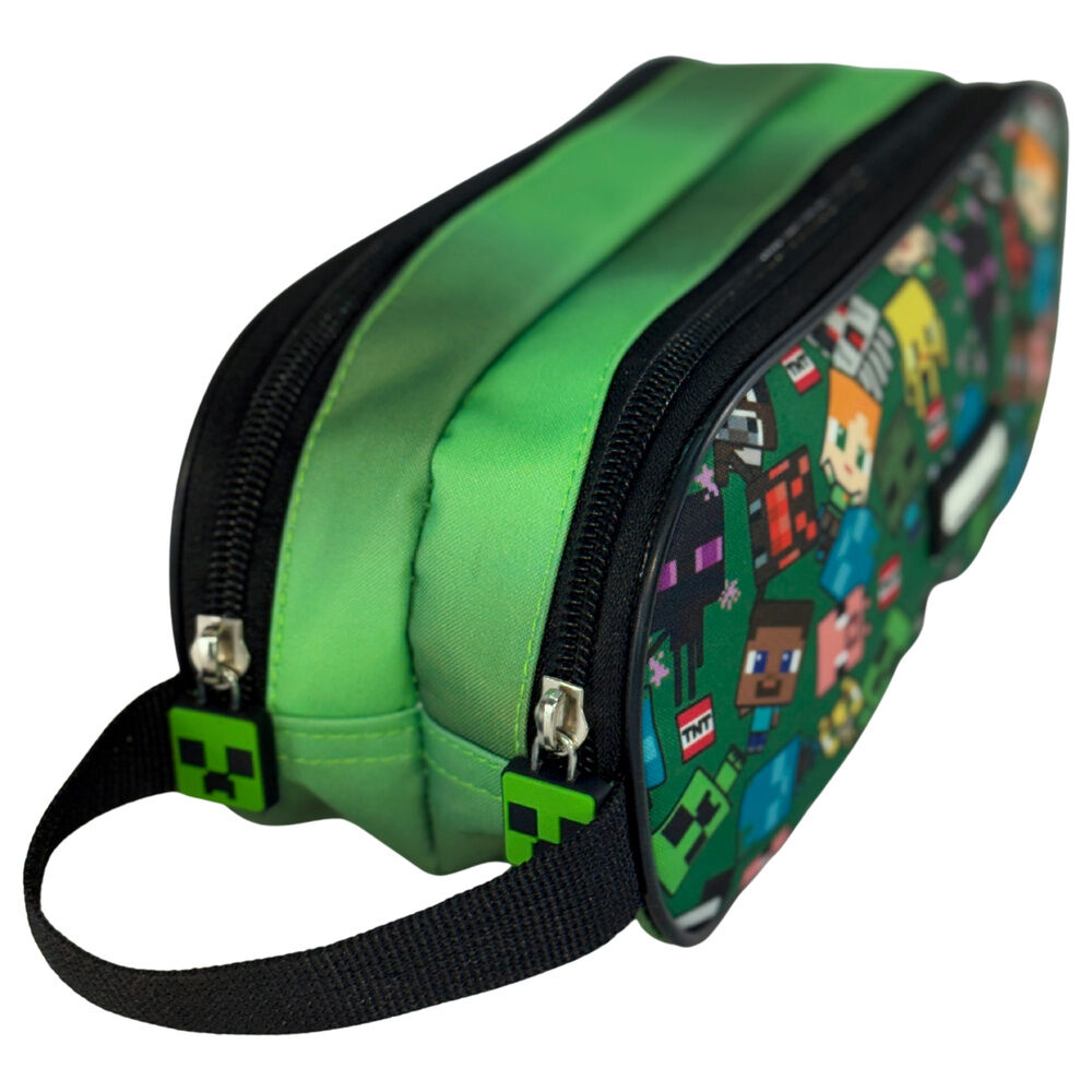 Bolsa cremallera Characters Minecraft triple