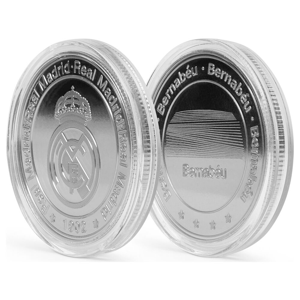Moneda Bernabeu Plateada Real Madrid
