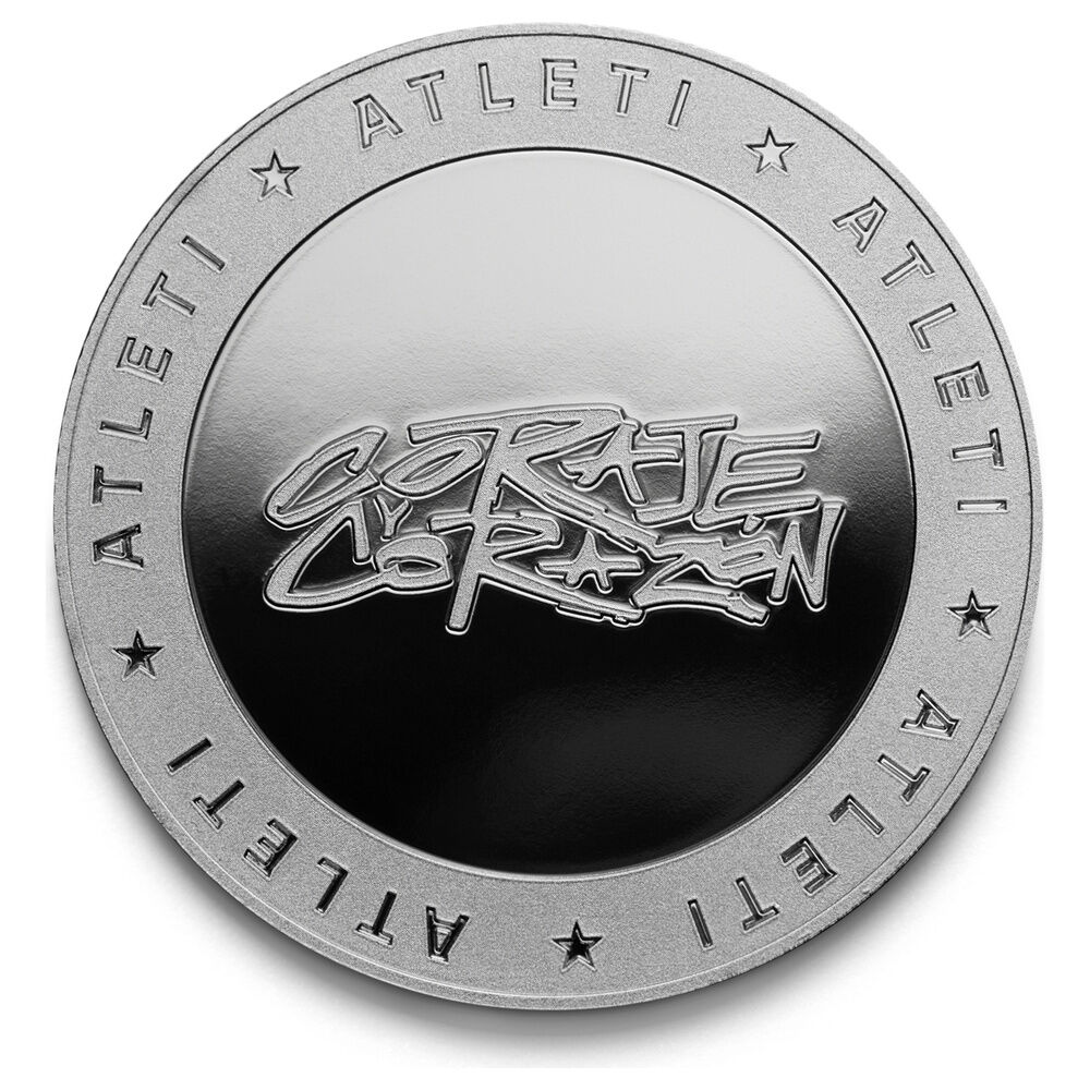 Moneda Coraje y Corazon Atletico de Madrid