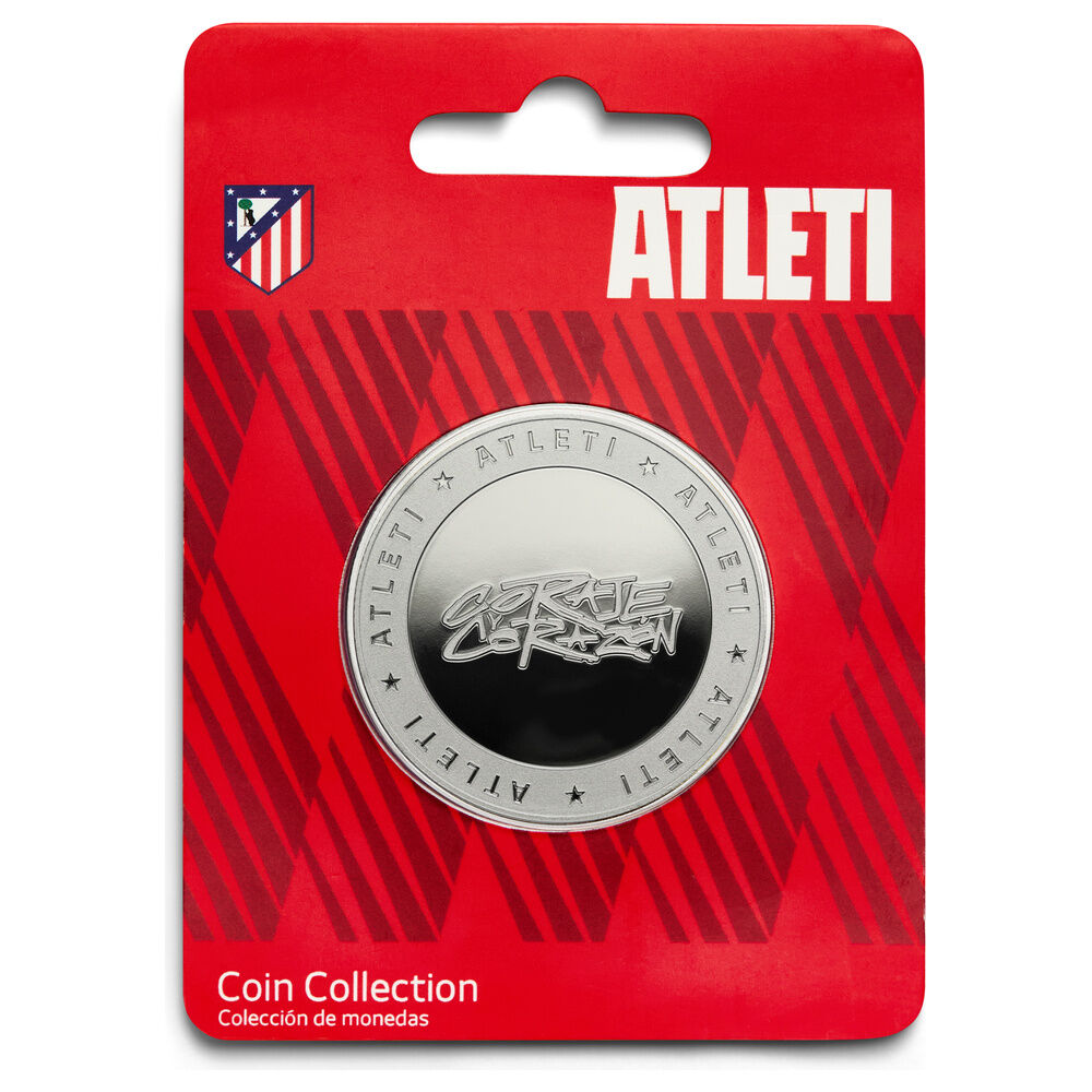 Moneda Coraje y Corazon Atletico de Madrid
