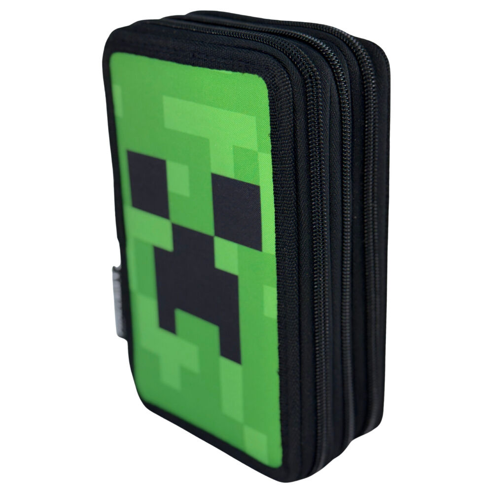 Bolsa cremallera Face Minecraft triple