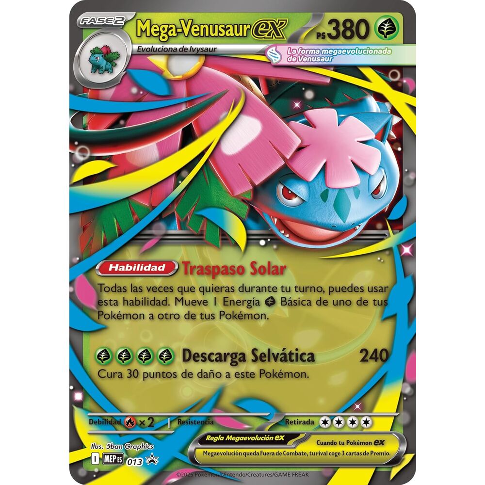 Blister Premium cartas Mega-Venusaur Pokemon Latino