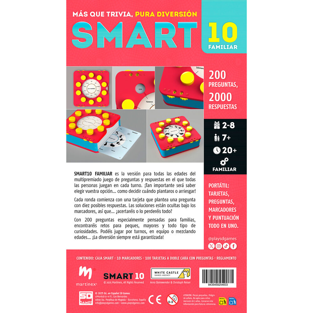 Juego de mesa Smart 10 Familiar español - Imagen 7