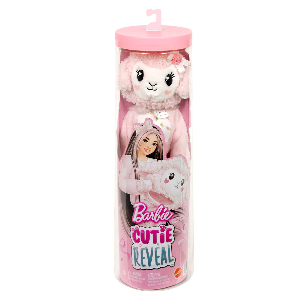 Muñeca Ovejita Rosa Cutie Reveal Lazos Dulces Barbie