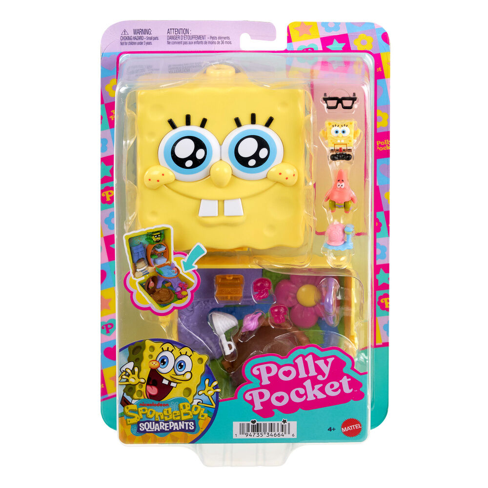 Cofre Bob Esponja Polly Pocket